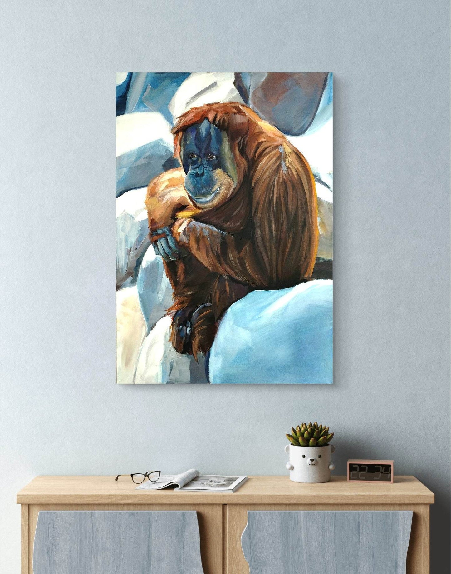 Gemälde Utan – handgemaltes Original Acrylbild (100 x 70 cm)