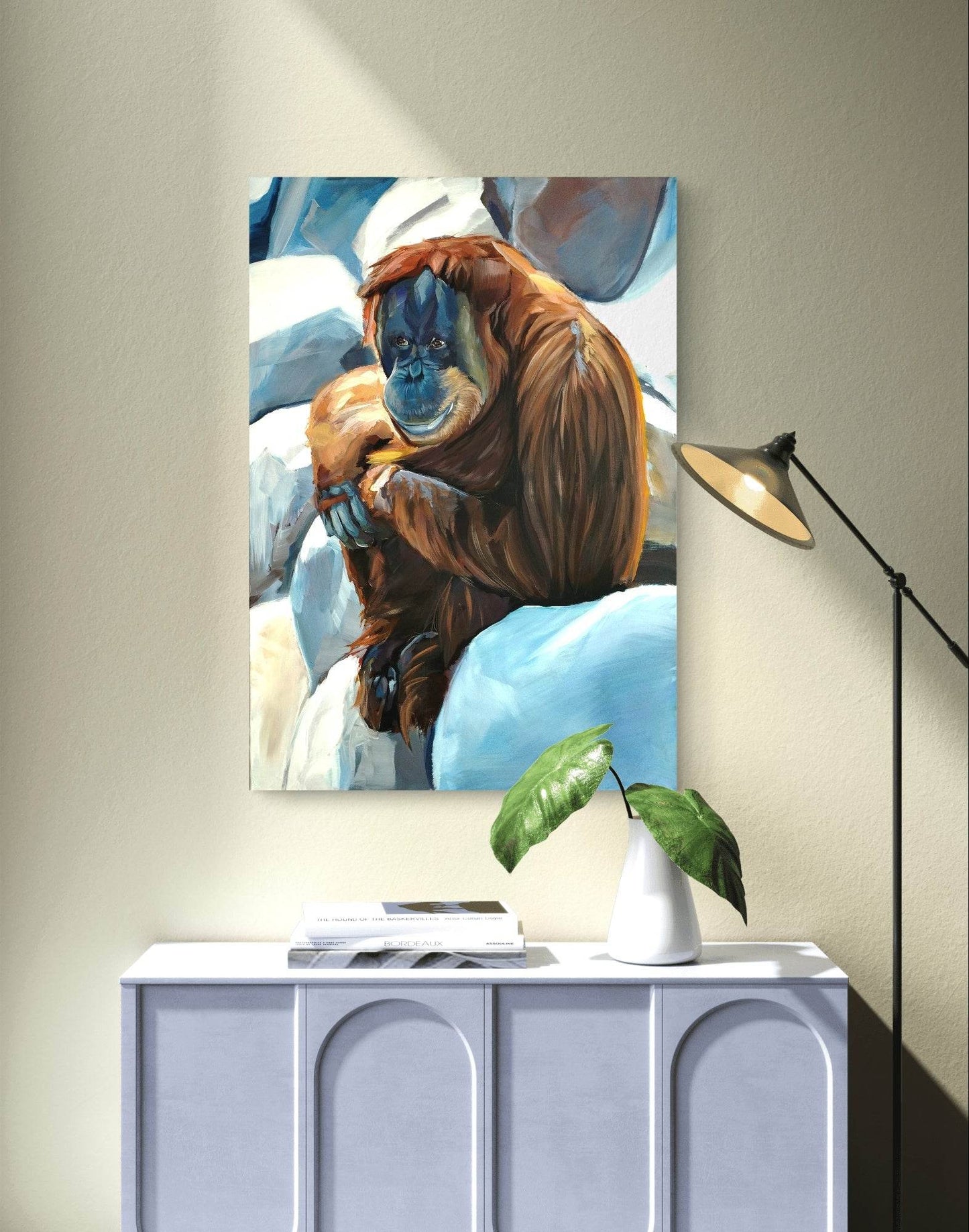 Gemälde Utan – handgemaltes Original Acrylbild (100 x 70 cm)