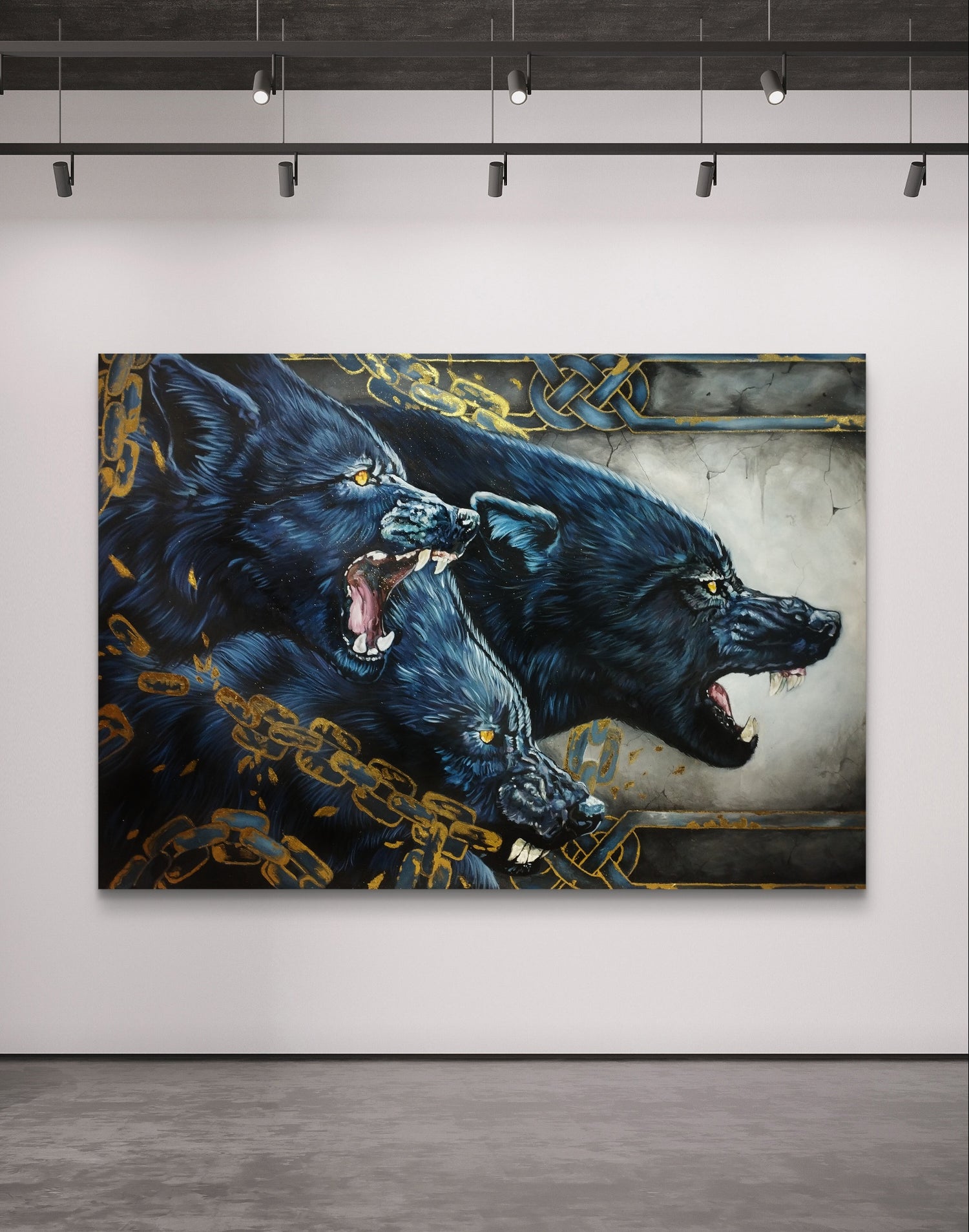 Daniel Heinz – Acryl auf Leinwand, 200 × 140 cm (2025) | Privatsammlung Deutschland