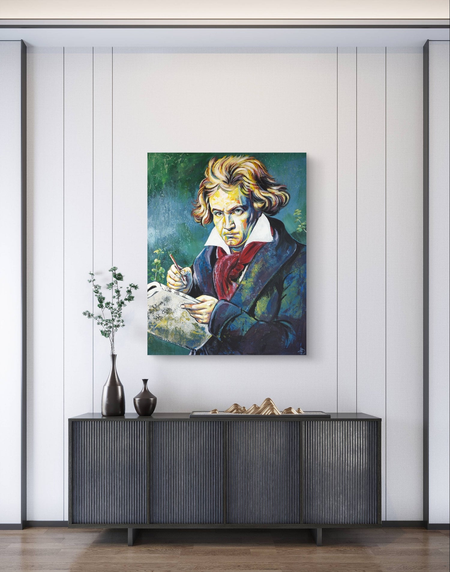 Daniel Heinz – Acryl auf Leinwand, 74 × 93 cm (2022) | Privatsammlung, Niederlande