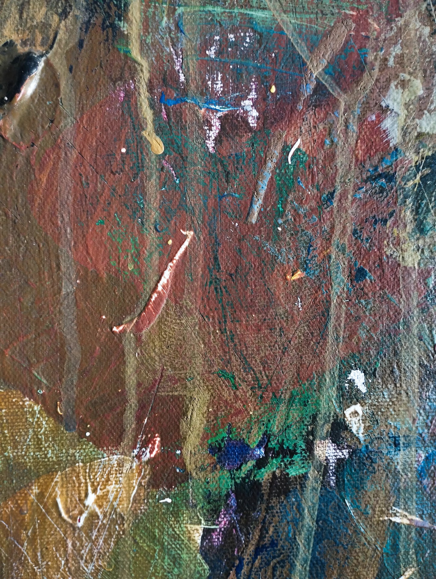 Gemälde Starker Stier – handgemaltes Original Acrylbild (140 x 145 cm)