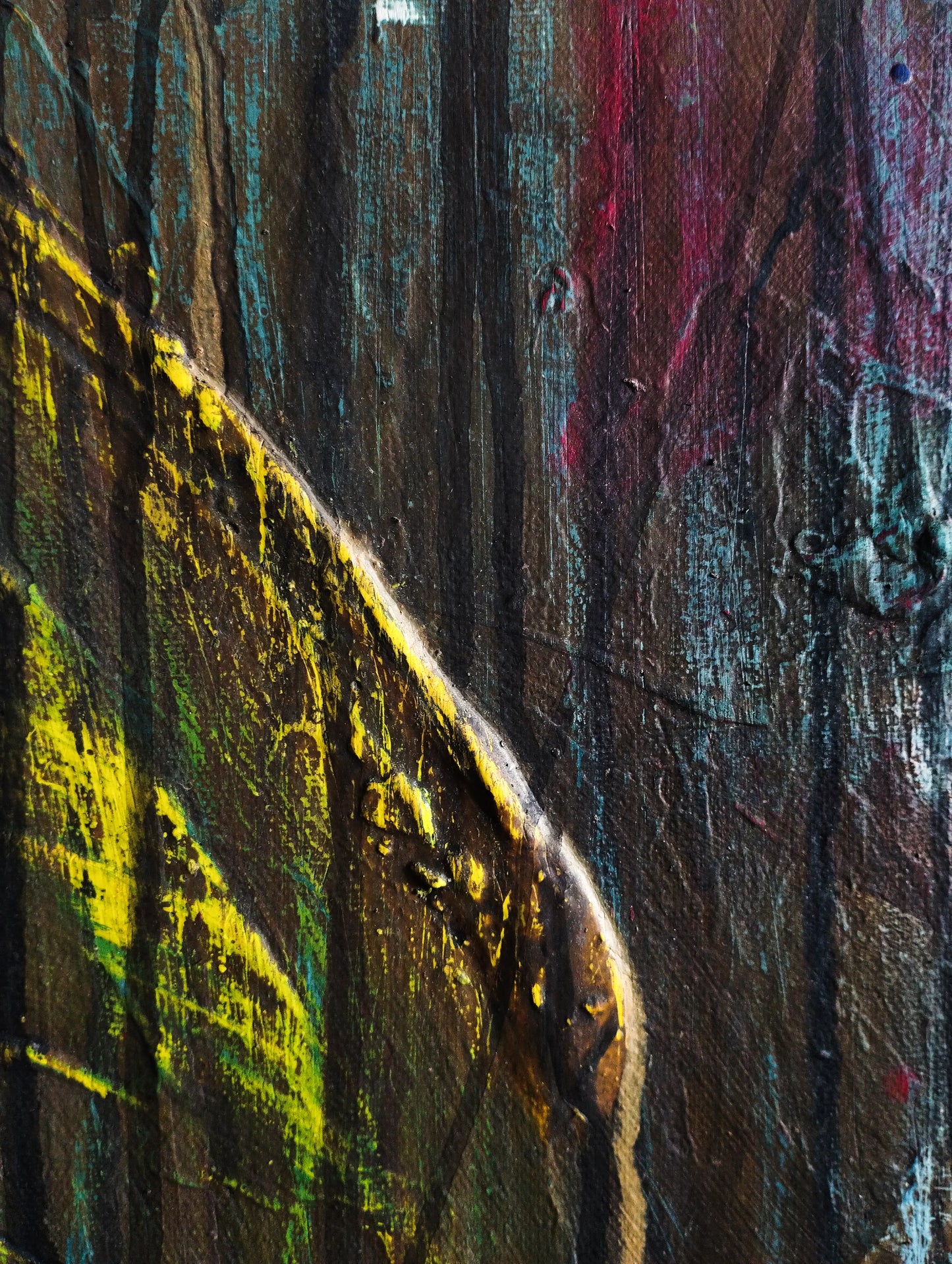 Gemälde Starker Stier – handgemaltes Original Acrylbild (140 x 145 cm)