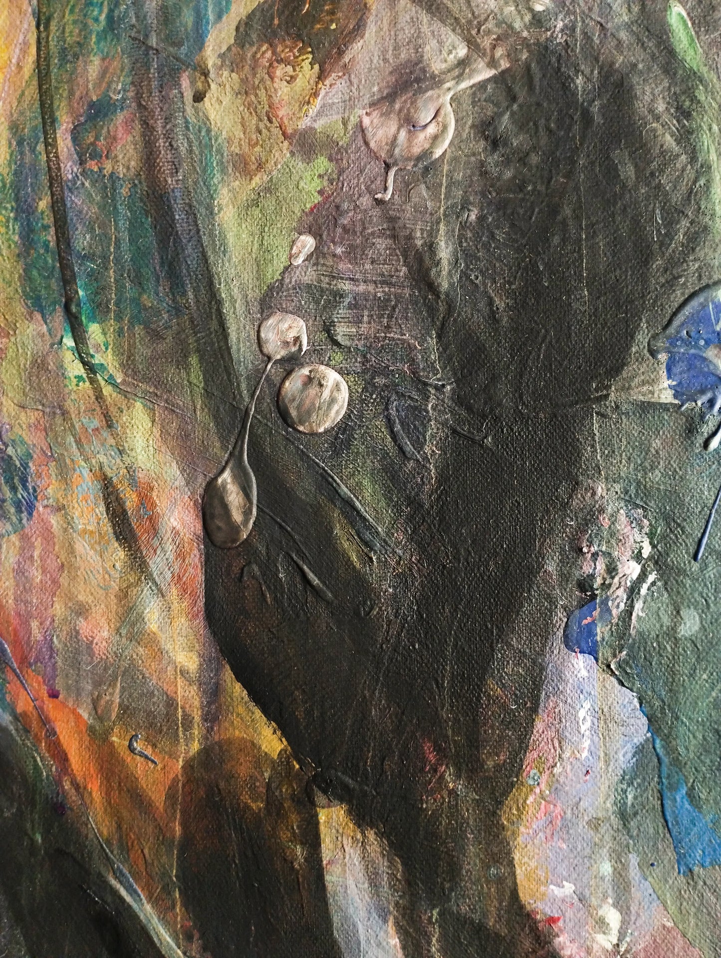 Gemälde Starker Stier – handgemaltes Original Acrylbild (140 x 145 cm)