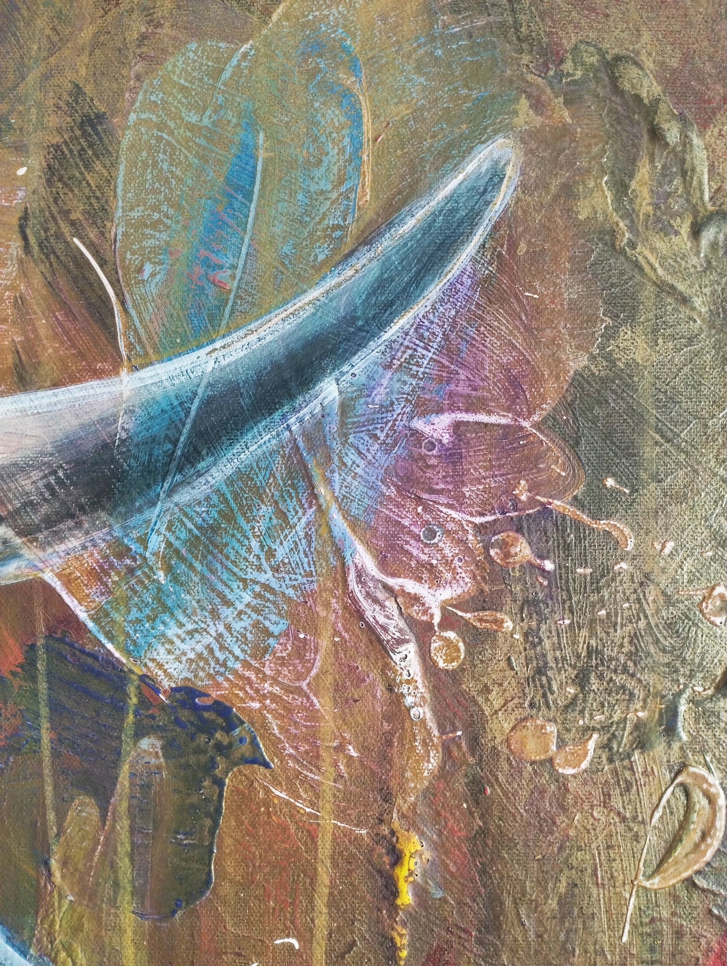 Gemälde Starker Stier – handgemaltes Original Acrylbild (140 x 145 cm)