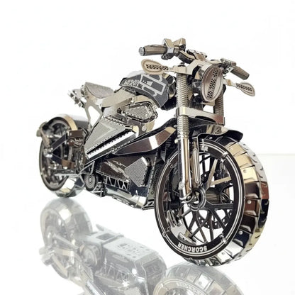 Motorrad 3D Puzzle Metall Bausatz Erwachsene Bike Modell Chrome