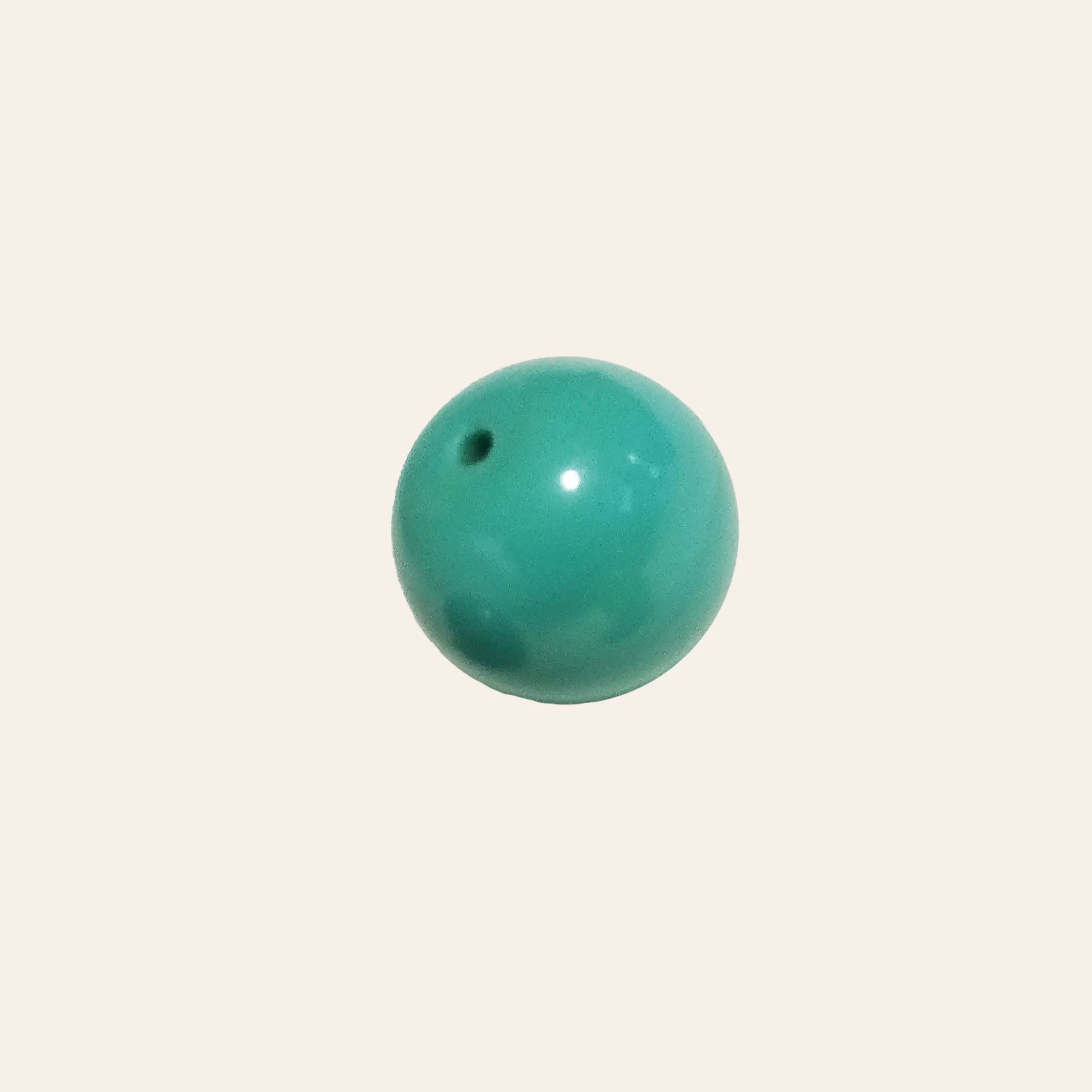 Türkise Glasperle mittelgroß