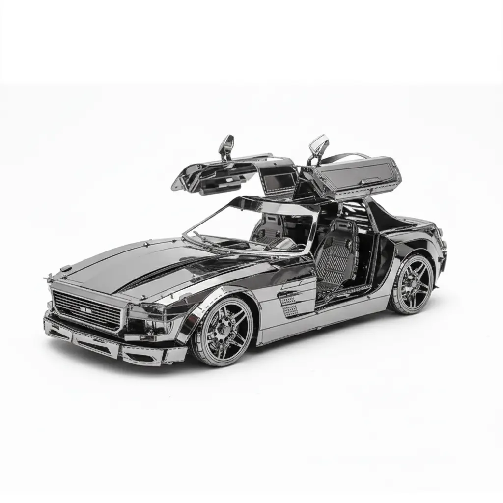 Mercedes SLS AMG 3D Puzzle Metall Auto Bausatz Erwachsene Flügeltüren