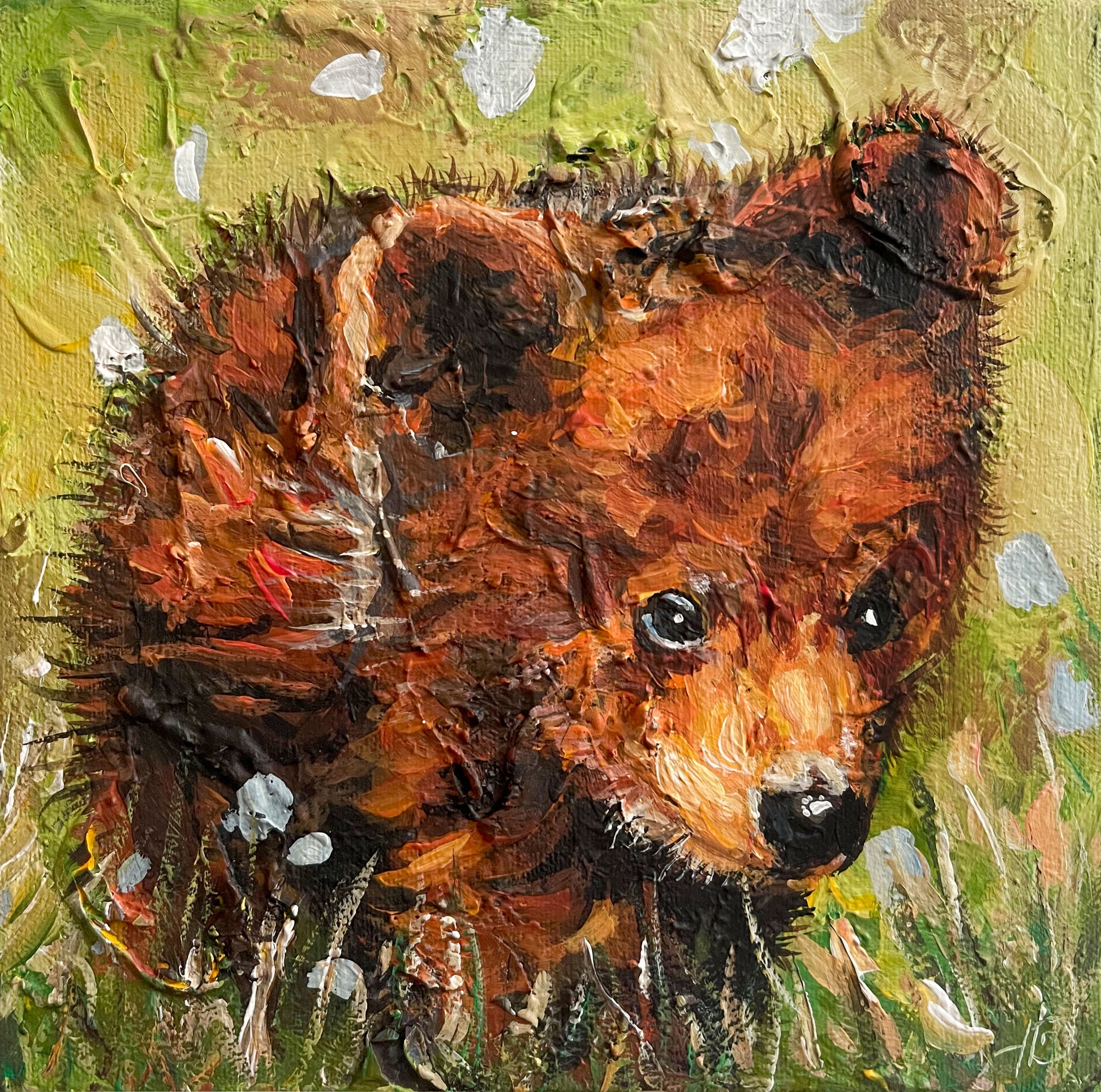  Original Acrylgemälde Baby Bär auf Leinwand – handgemalte Tierkunst von
Heinz Atelier.