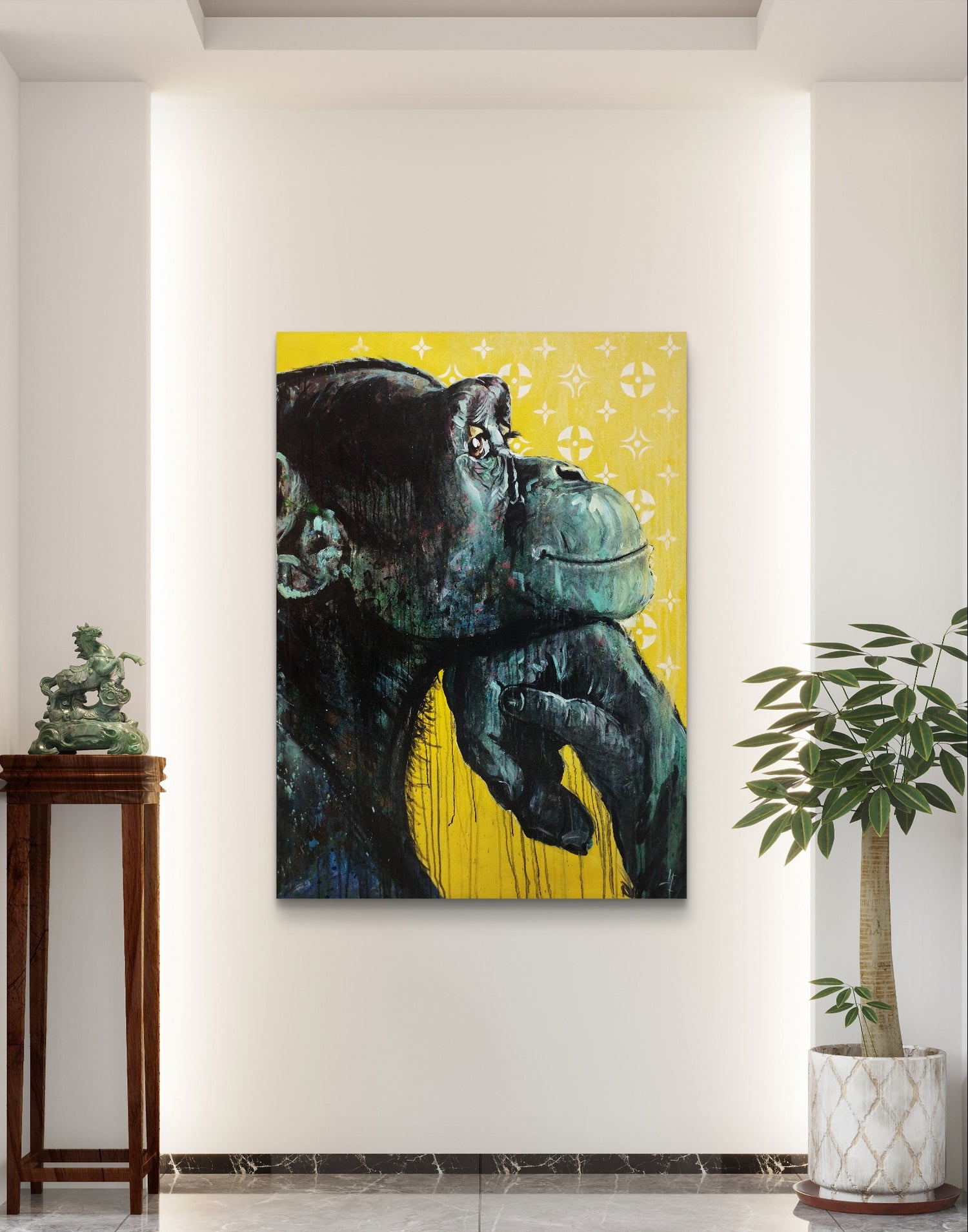 Daniel Heinz – Acryl auf Leinwand, 128 × 93 cm (2024) | Privatsammlung USA