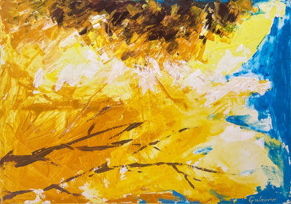 Original Acrylgemälde Abstrakt „Herbstwald“ auf Leinwand – handgemalte
Tierkunst von Heinz Atelier.