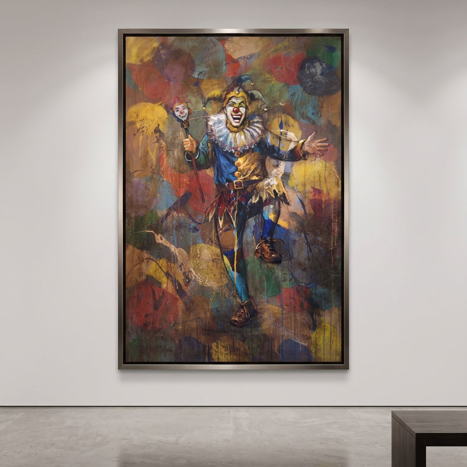 Einzigartiges handgemaltes Gemälde auf Leinwand – modernes Original Kunstwerk als stilvolle Wanddekoration.