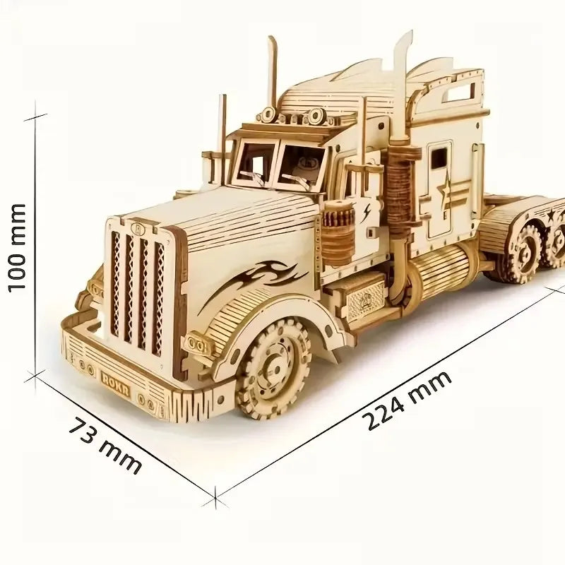 LKW Holz Bausatz Männergeschenk Väter Handwerk Modellbau Fans