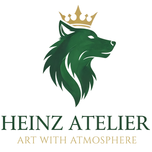 Heinz Atelier Logo – Contemporary Fine Art & handgemalte Kunstwerke aus Leipzig