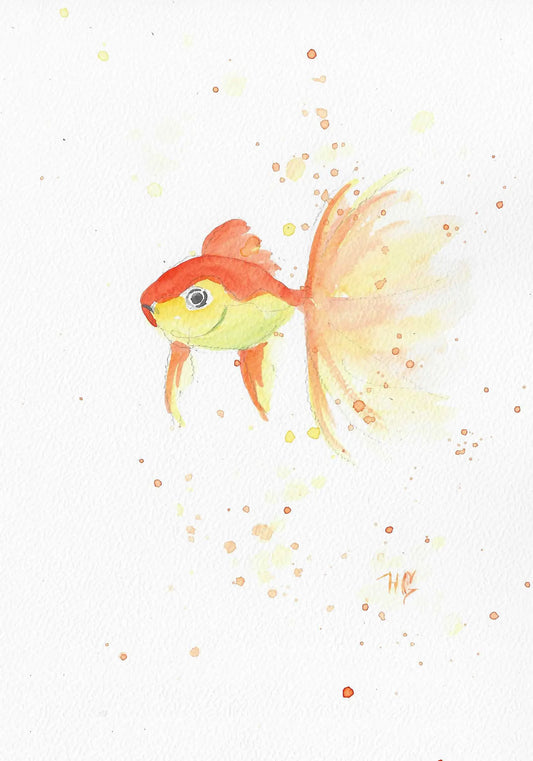 Postkarte „Glasträumer“ – Handgemalt