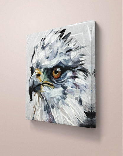 Heinz Acrylbild Wandbild Adler Acryl auf Leinwand (10 x 10 cm)